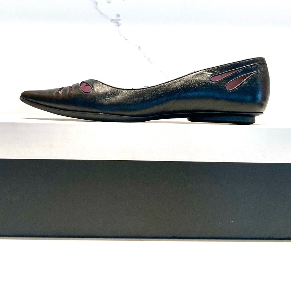 Marc Jacobs Kid Foulard Black Flats size 35